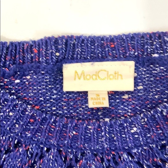 ModCloth Speckled Open Knit Sweater - Picture 8 of 8